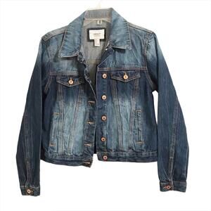 NWT Forever 21 Faded Denim Jacket